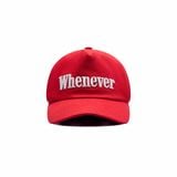 Nón "WHENEVER" LOGO SS26 /RED
