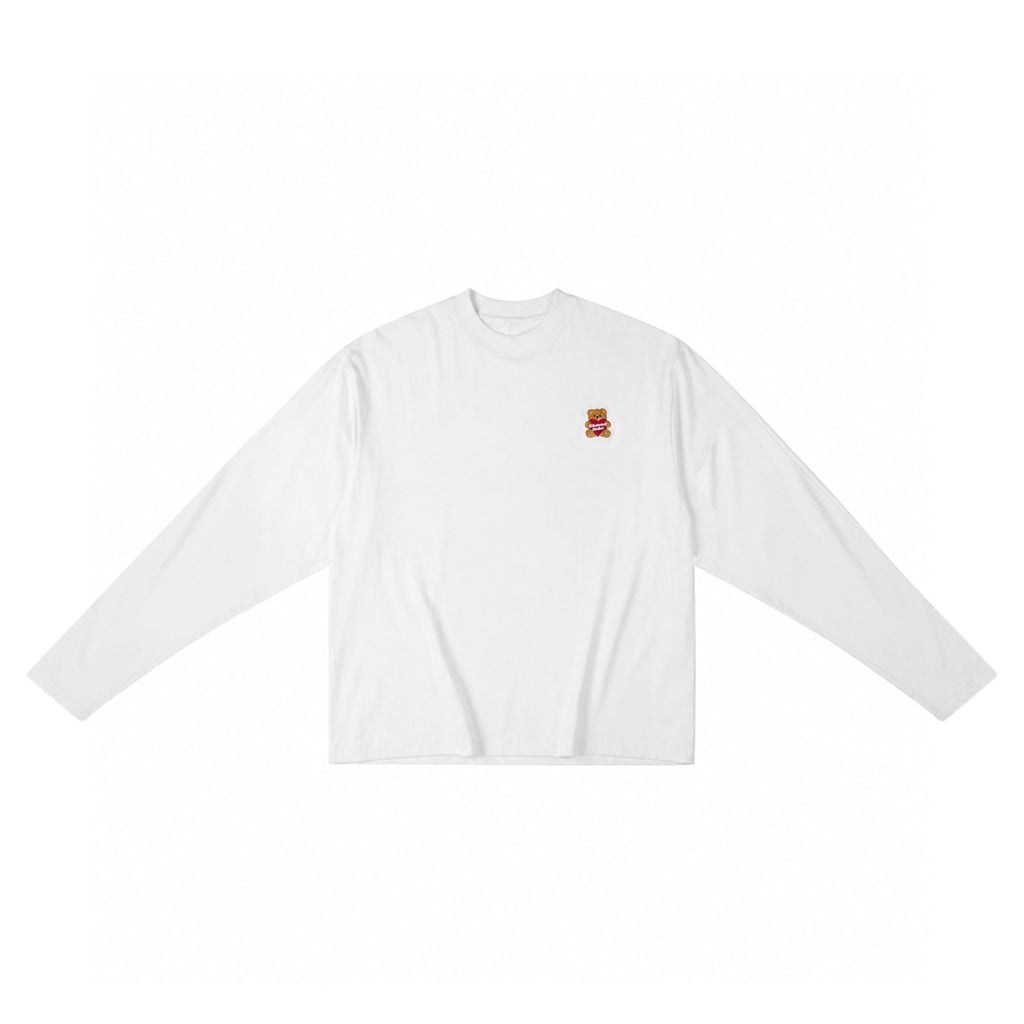 ÁO “WHENEVER” LITTLE BEAR LONGSLEEVES T-SHIRT VER 2/ WHITE