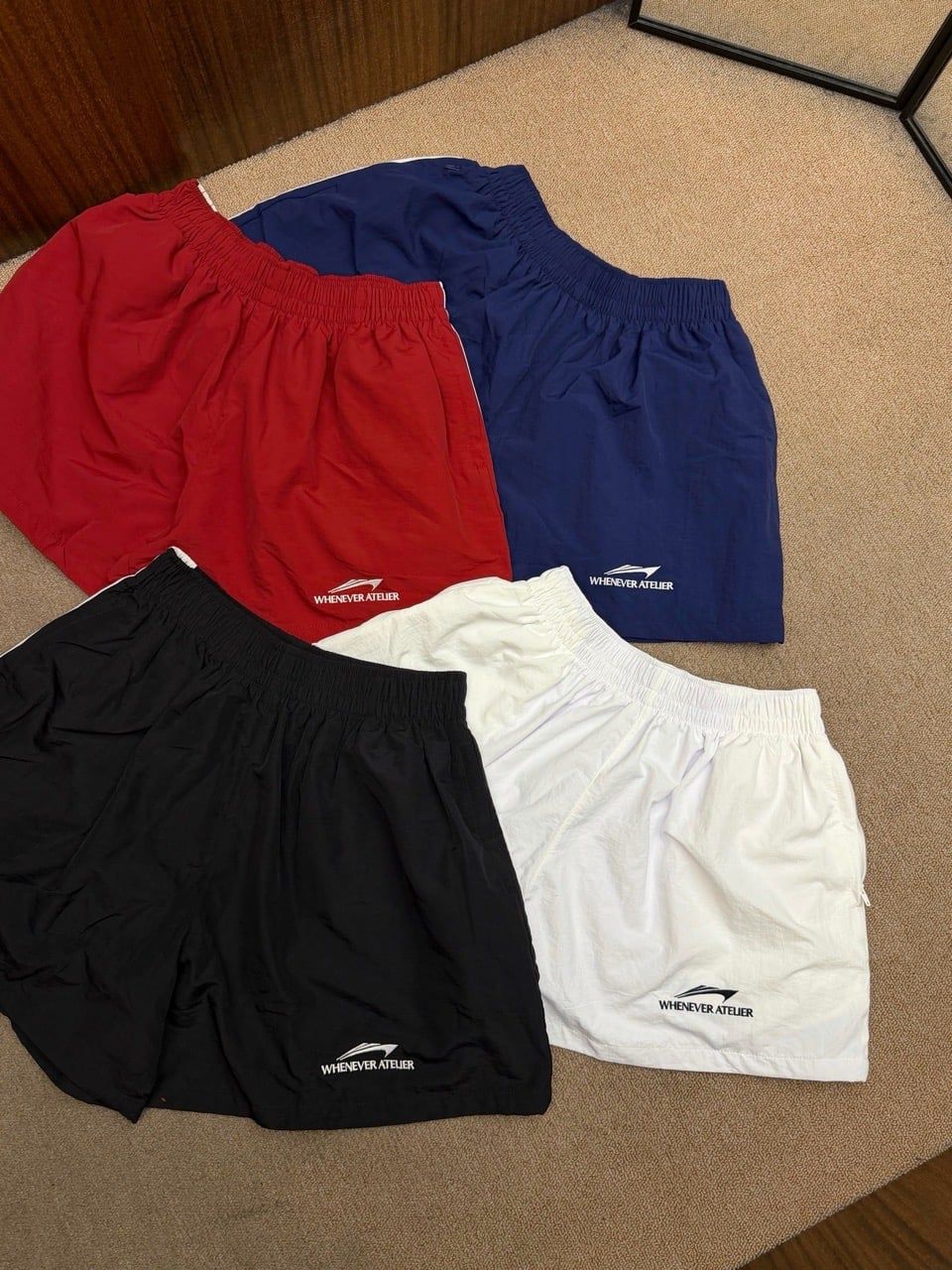 QUẦN "WHENEVER" YATCH LOGO SHORTS/ BLACK