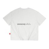 "WHENEVER" SS25 BLANK T-SHIRT / LIGHT GRAY