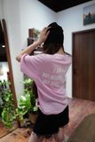 Áo "WHENEVER " STAR MANIFESTO T-SHIRT/ PINK