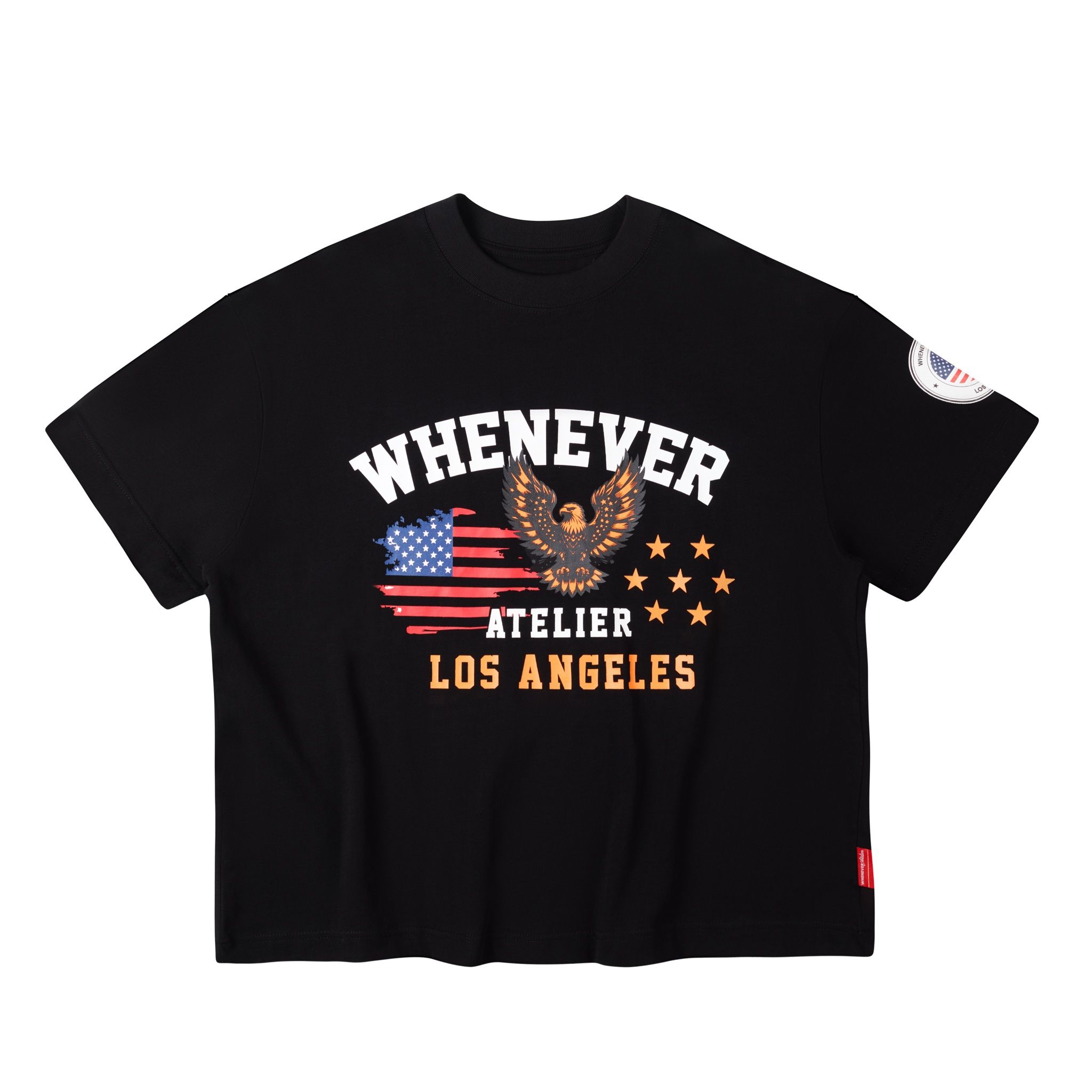 “WHENEVER” LA T-SHIRT / BLACK