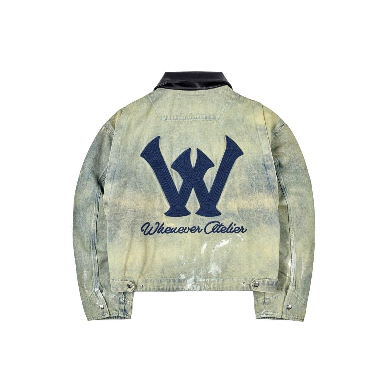 ÁO KHOÁC "WHENEVER" PAINTED JACKET / WASH BLUE