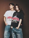 ÁO "WHENEVER" PARIS T-SHIRT / BLACK