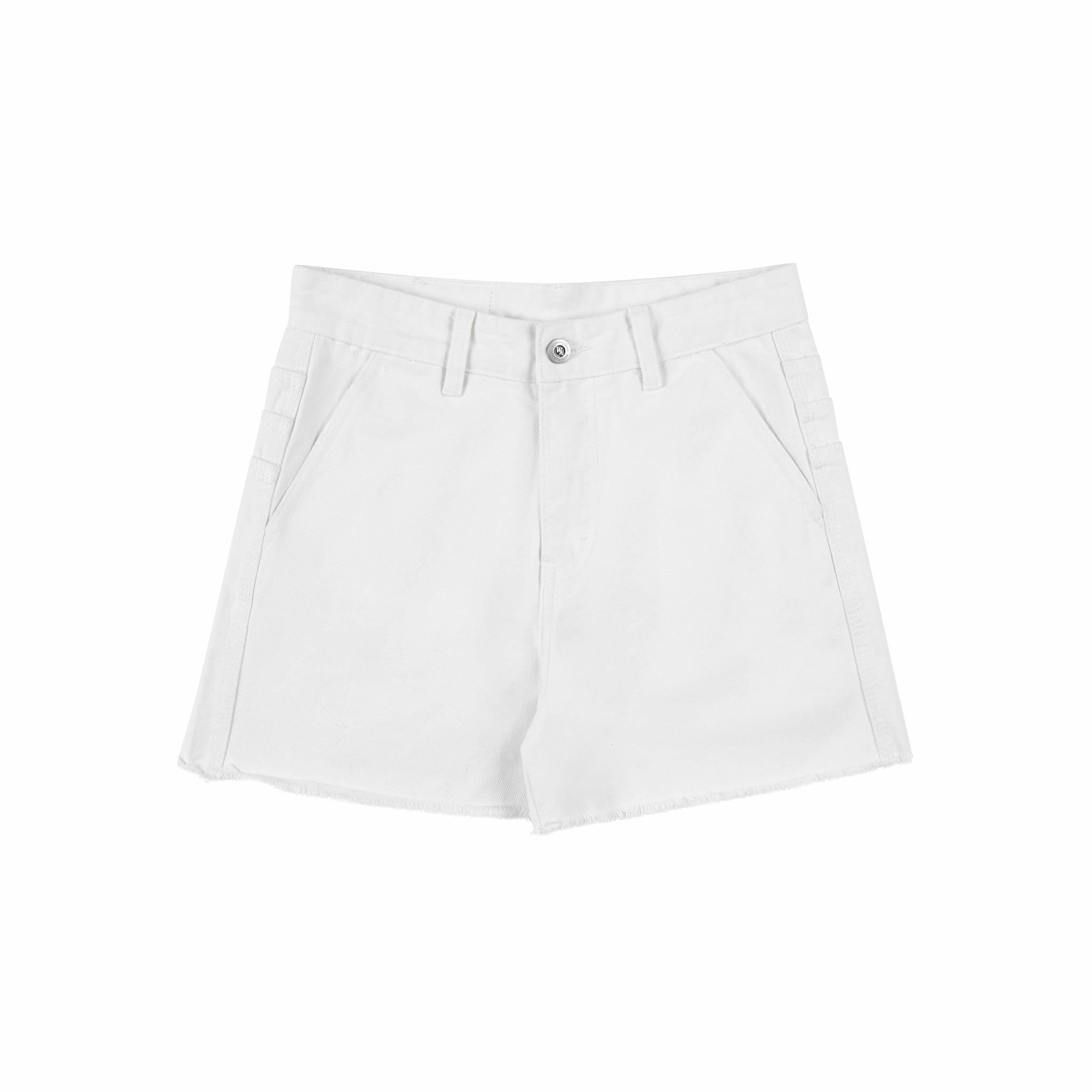 QUẦN “WHENEVER” WASHED DENIM SHORTS / WHITE