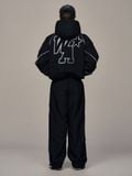 ÁO KHOÁC ''WHENEVER'' EMBROIDERED NYLON JACKET / BLACK