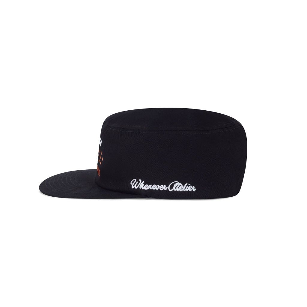 "WHENEVER " LA PILLBOX CAP / BLACK