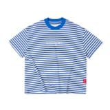 “WHENEVER” STRIPED T-SHIRT VER2 / BLUE