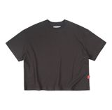 "WHENEVER" SS25 BLANK T-SHIRT / DARK BROWN