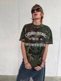 ÁO “WHENEVER” CD WAFFLE CAMO T-SHIRT/ GREEN