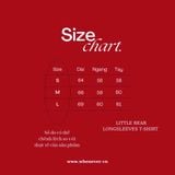 ÁO “WHENEVER” LITTLE BEAR LONGSLEEVES T-SHIRT / BLACK