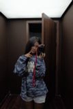 ÁO TAY DÀI  “WHENEVER” WAFFLE CAMO LONG SLEEVES / BLUE