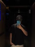 Áo "WHENEVER" SS26 BLANK T-SHIRT / BLACK
