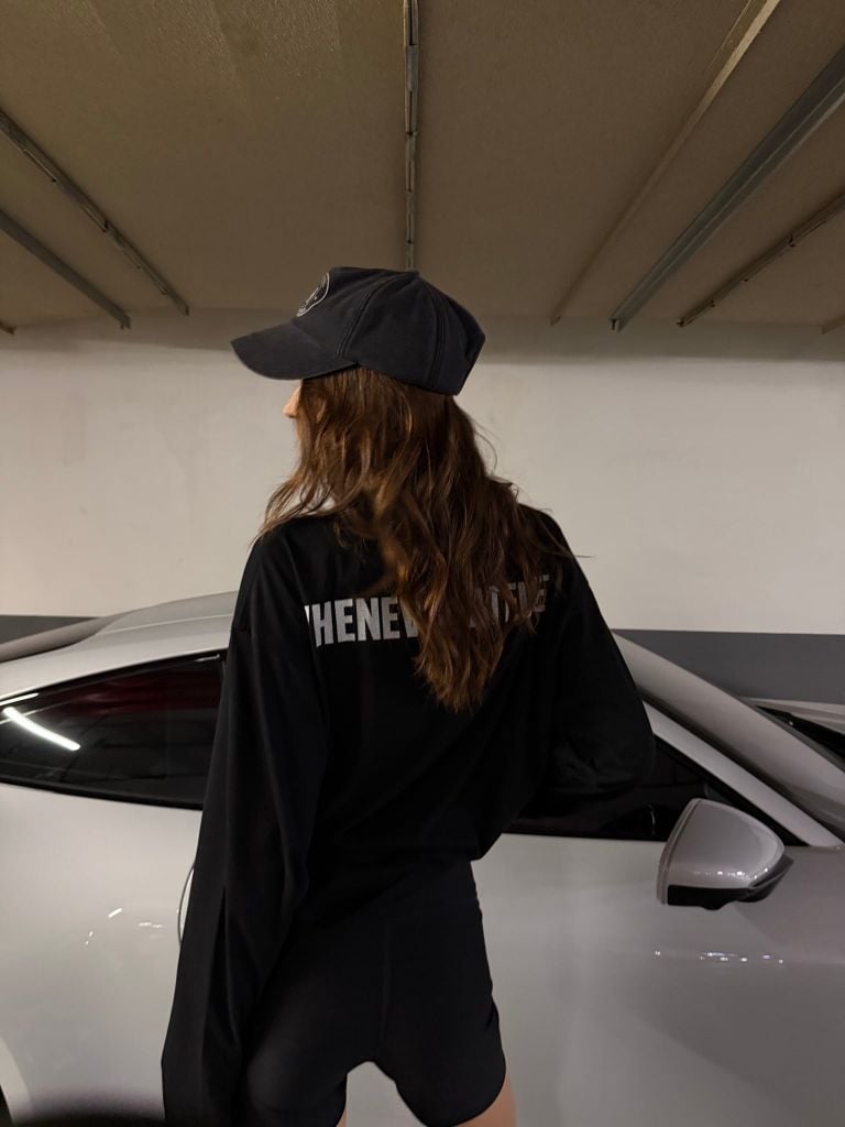 ÁO “WHENEVER” LITTLE BEAR LONGSLEEVES T-SHIRT / BLACK