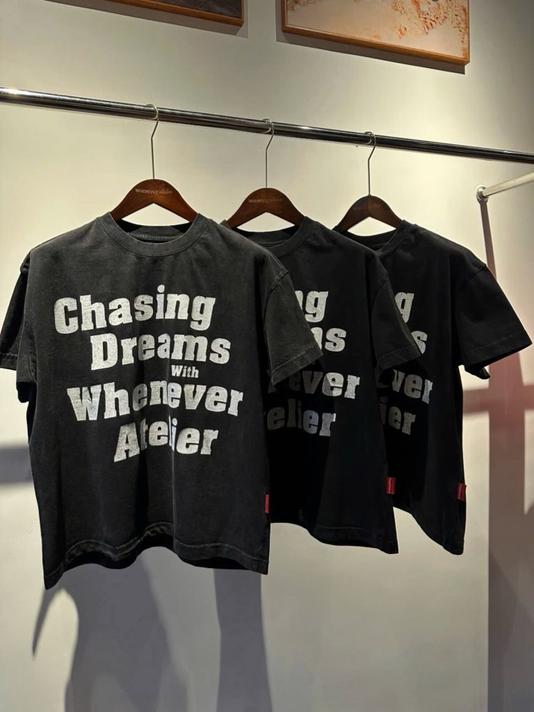ÁO "WHENEVER" SS26 CDWWA T-SHIRT / BLACK
