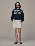 ÁO KHOÁC “WHENEVER” SS26 CROPPED ZIP-UP HOODIE / NAVY