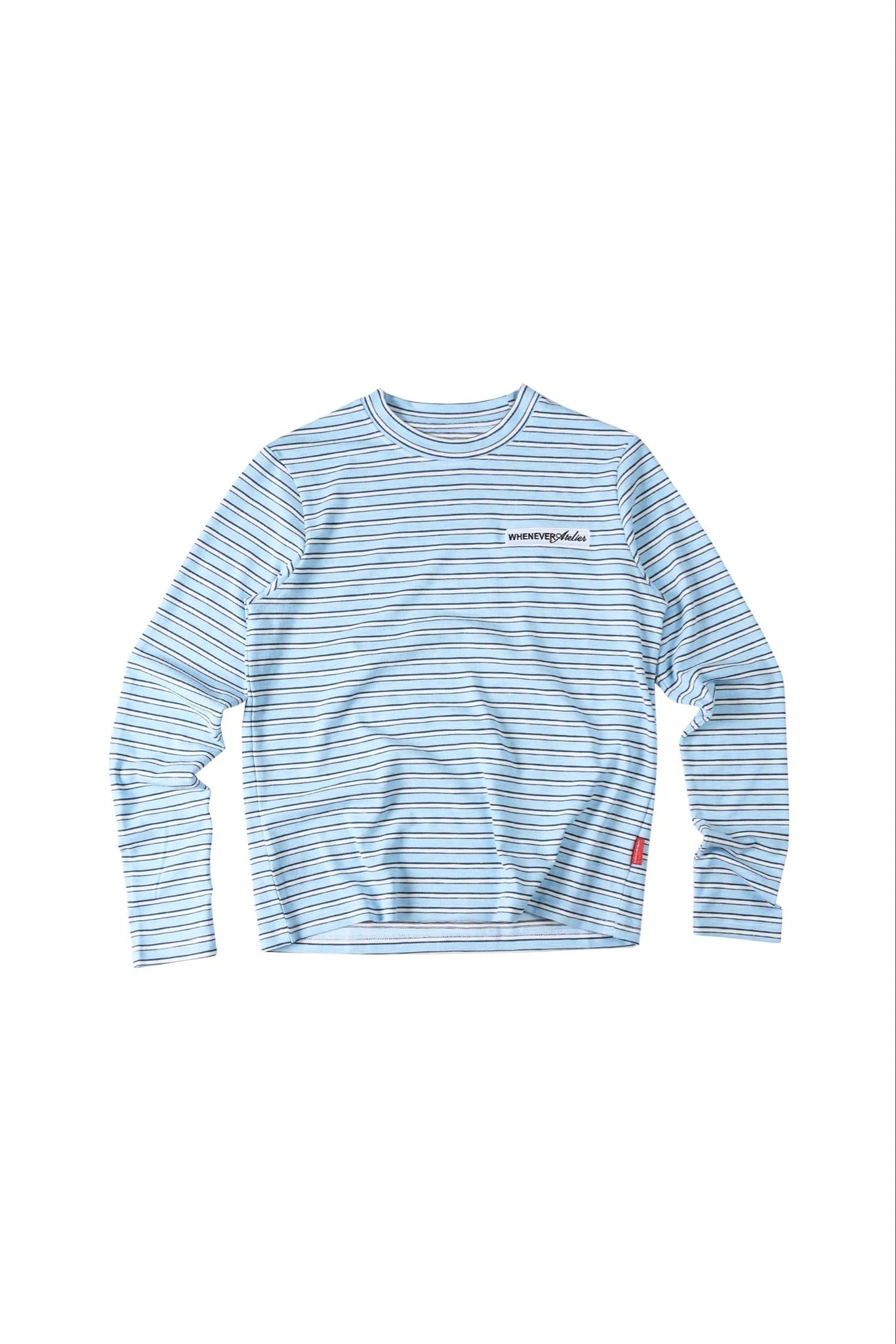 ÁO TAY DÀI "WHENEVER" EMBROIDERED LOGO 26 LONG SLEEVE/ BLUE