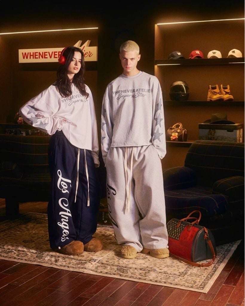 “WHENEVER” SUPER STAR LONGSLEEVE T-SHIRT / GREY