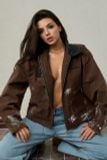 ÁO KHOÁC "WHENEVER" PAINTED JACKET / BROWN