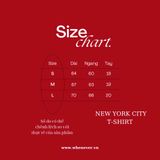 “WHENEVER” NEW YORK CITY T-SHIRT / NAVY