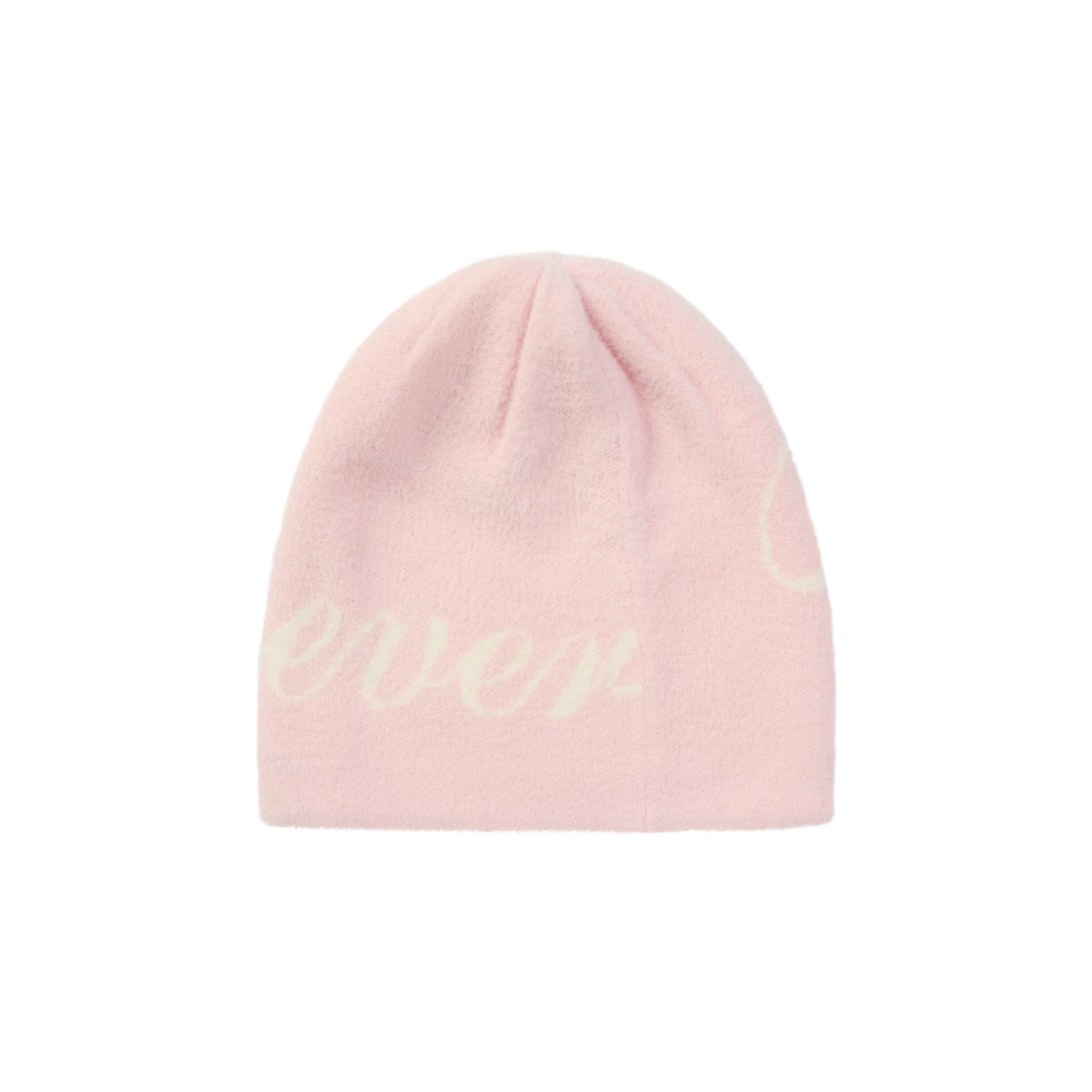 “WHENEVER” BEANIE SS25 / PINK