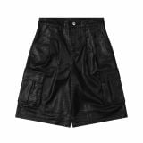 QUẦN “WHENEVER” CROC TEXTURE BAGGY SHORTS / BLACK