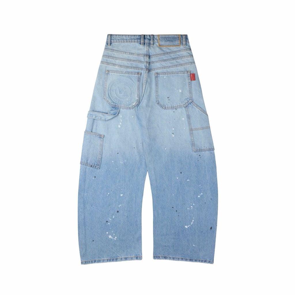 QUẦN DÀI “WHENEVER” ATELIER MARKS DENIM / WASH BLUE
