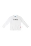 ÁO DỆT LEN TAY DÀI "WHENEVER" STAR BOY LONG SLEEVE T-SHIRT/ WHITE