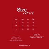 "WHENEVER" BASIC SWEATSHORTS SS25 / BLACK