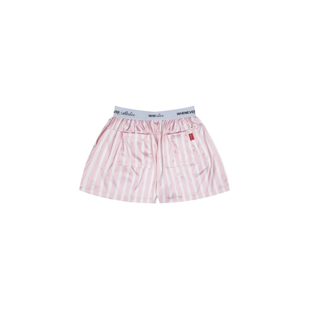“WHENEVER” QUẦN SATIN PAJAMA SHORTS / PINK
