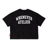 “WHENEVER” NY BASIC T-SHIRT / BLACK