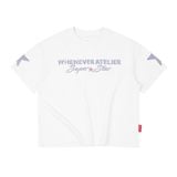 "WHENEVER" SUPER STAR T-SHIRT / WHITE