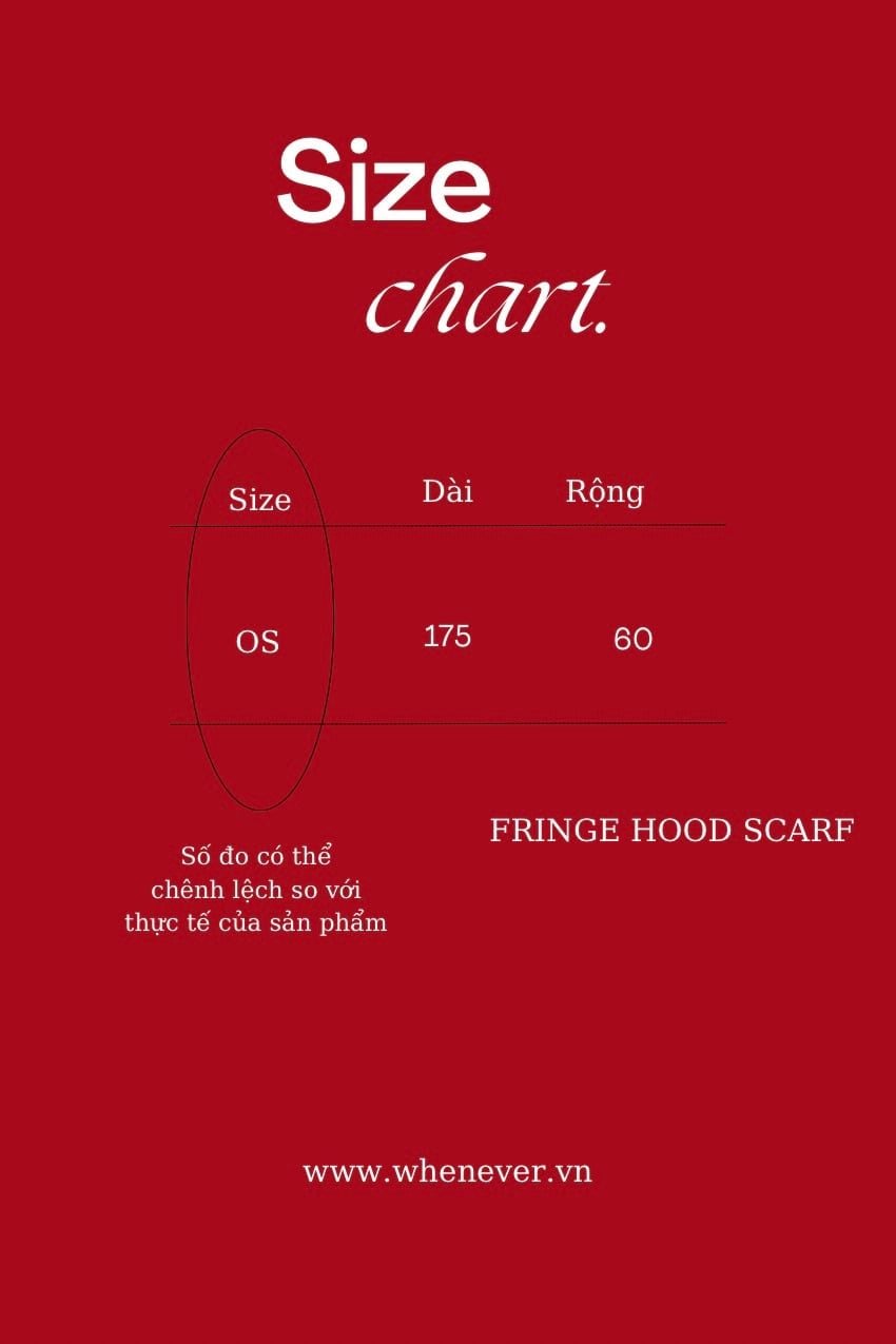 KHĂN DỆT "WHENEVER" FRINGE HOOD SCARF/ GREY