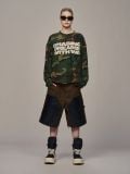 ÁO TAY DÀI  “WHENEVER” WAFFLE CAMO LONG SLEEVES / GREEN