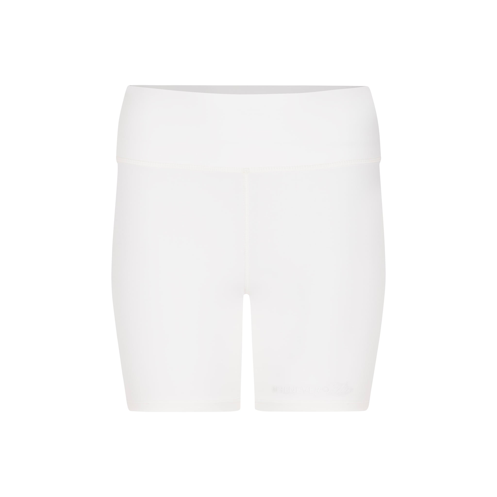 "WHENEVER" BASIC SPORTS SHORTS / WHITE