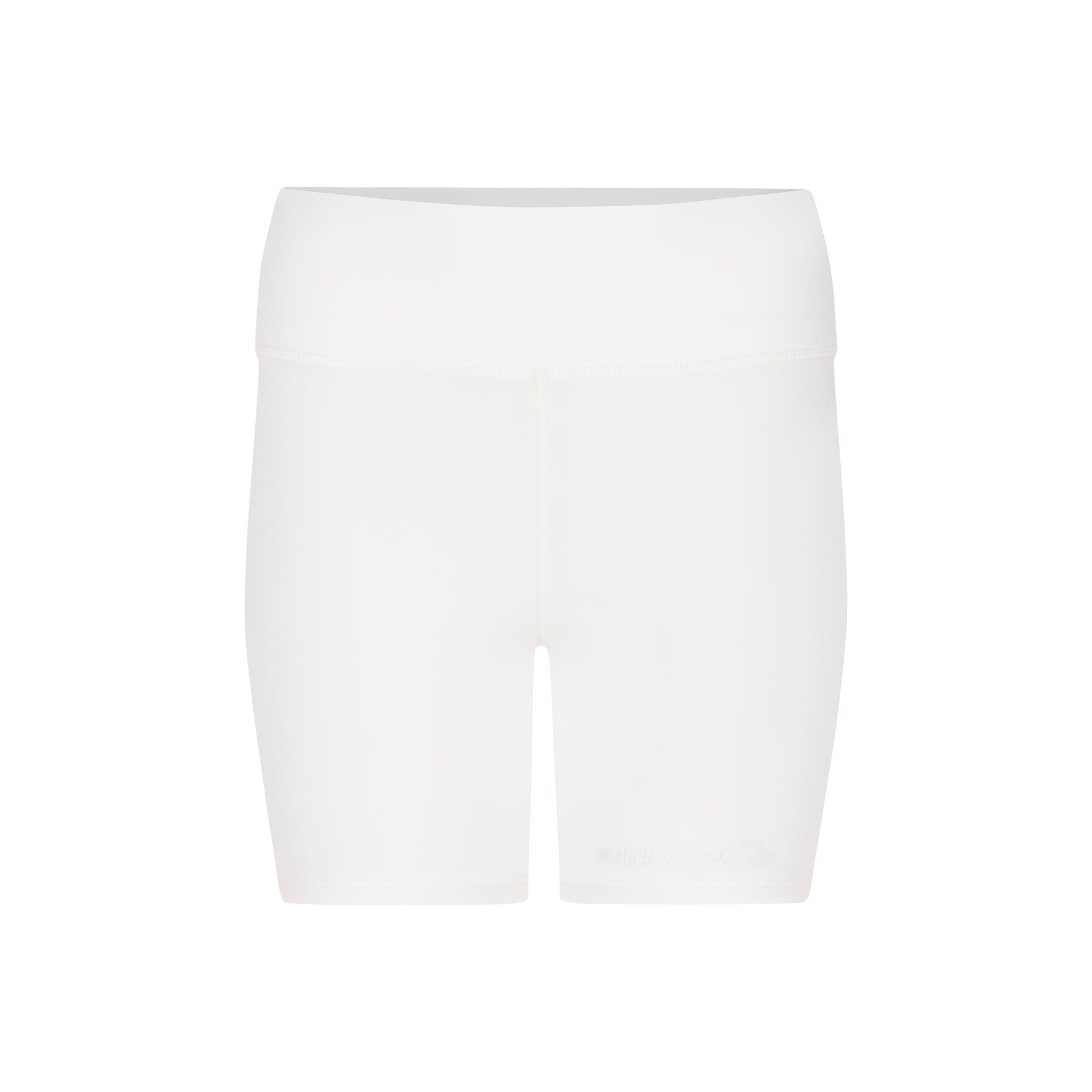 "WHENEVER" BASIC SPORTS SHORTS / WHITE