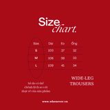 "WHENEVER" WIDE-LEG TROUSERS / BROWN