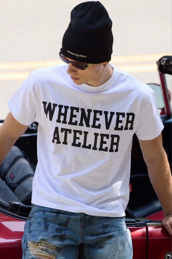 ÁO “WHENEVER” BASIC LOGO VER2 T-SHIRT / WHITE