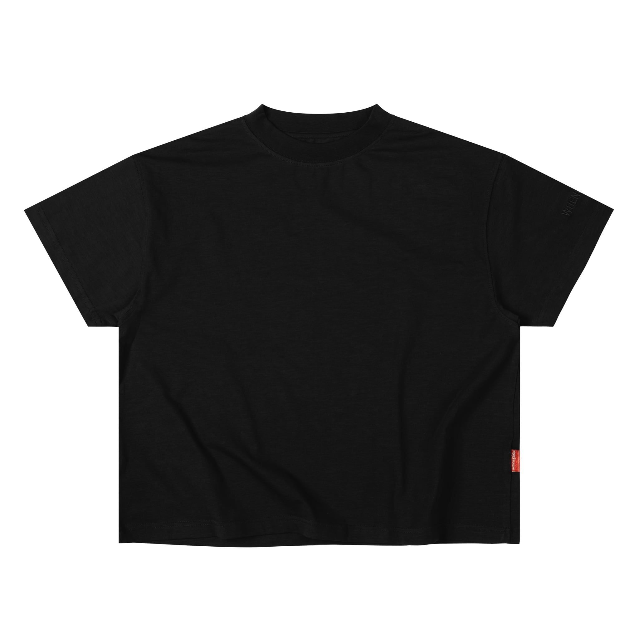 Áo "WHENEVER" SS26 BLANK T-SHIRT / BLACK