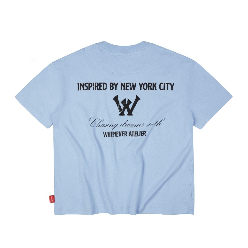 “WHENEVER“ CLOUDLINE T-SHIRT / SKY BLUE