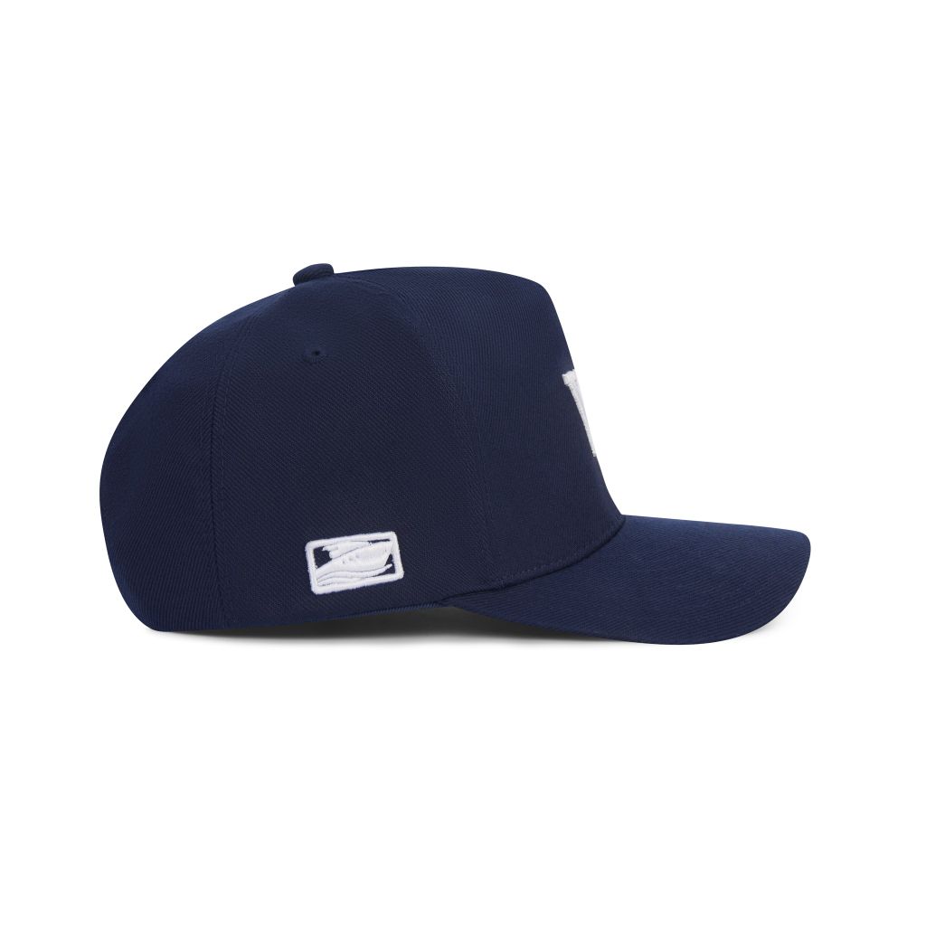 “WHENEVER” WA KHAKI TRUCKER HAT / NAVY