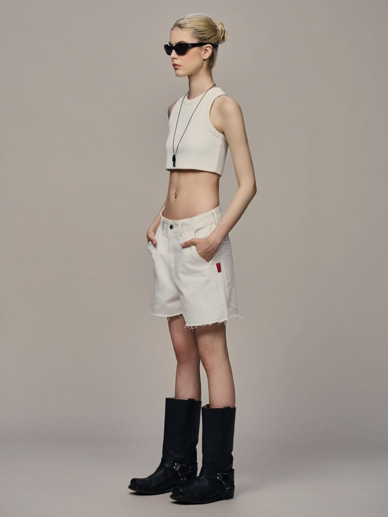 "WHENEVER" SOFT TANK TOP / WHITE
