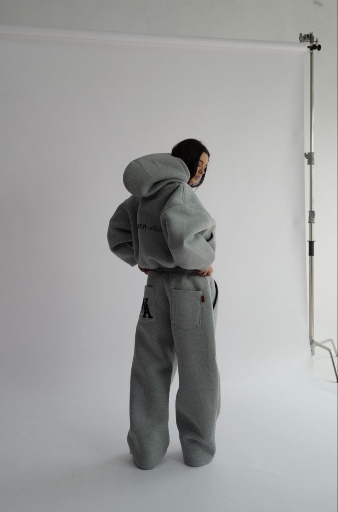 “WHENEVER” ATELIER ORIGIN HOODIE / PREMIUM GREY