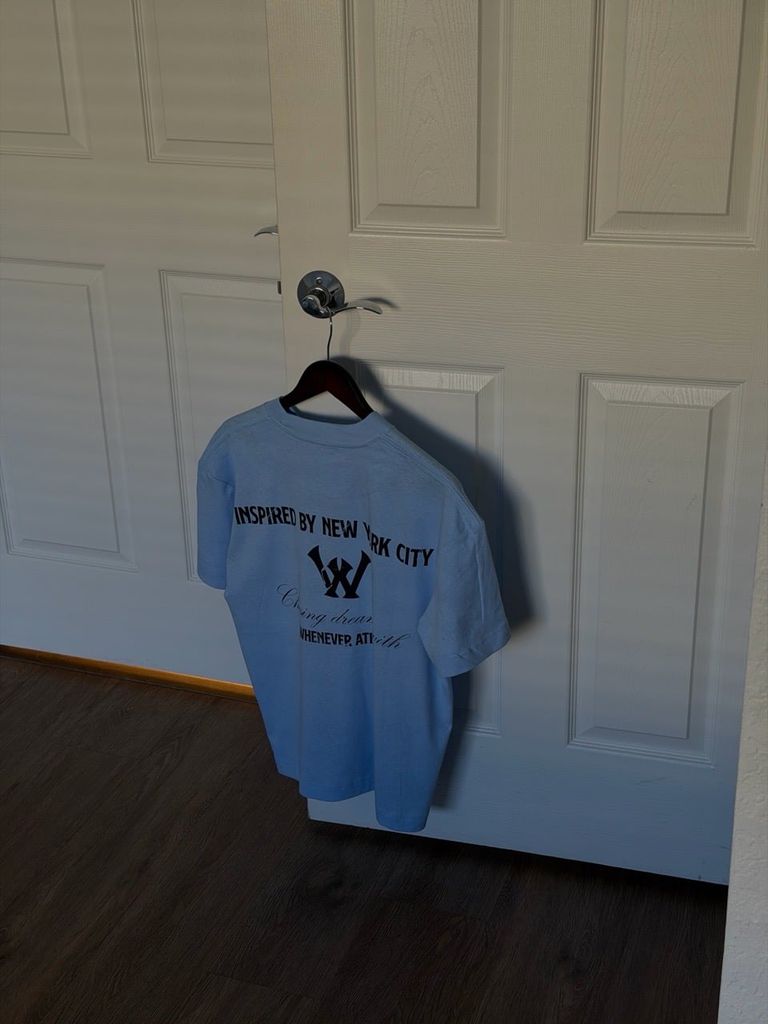 “WHENEVER“ CLOUDLINE T-SHIRT / SKY BLUE