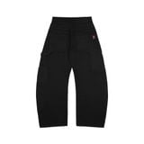 QUẦN DÀI "WHENEVER" DOUBLE-KNEE LEATHER PANTS / BLACK