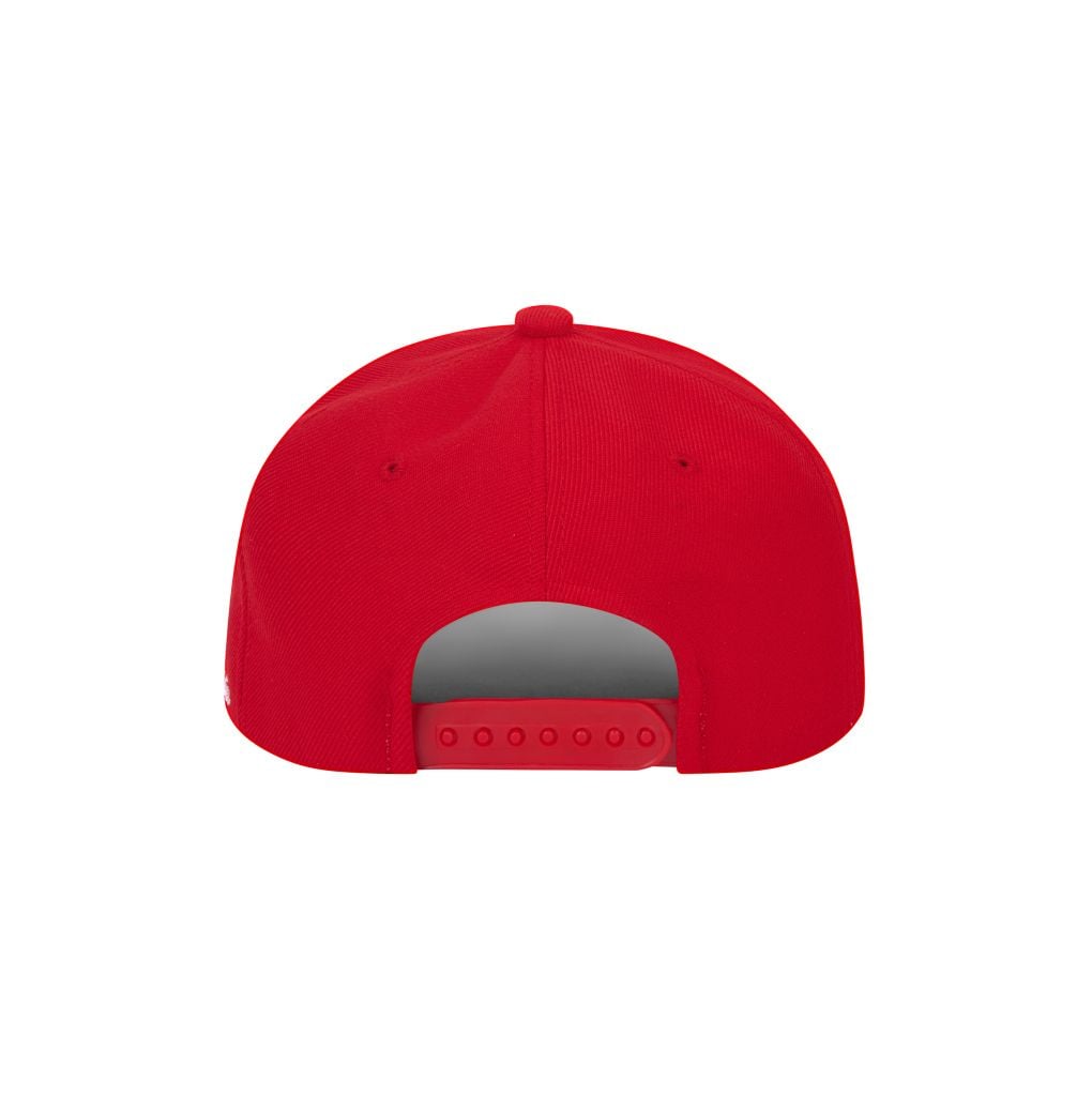 “WHENEVER” WA KHAKI TRUCKER HAT / RED