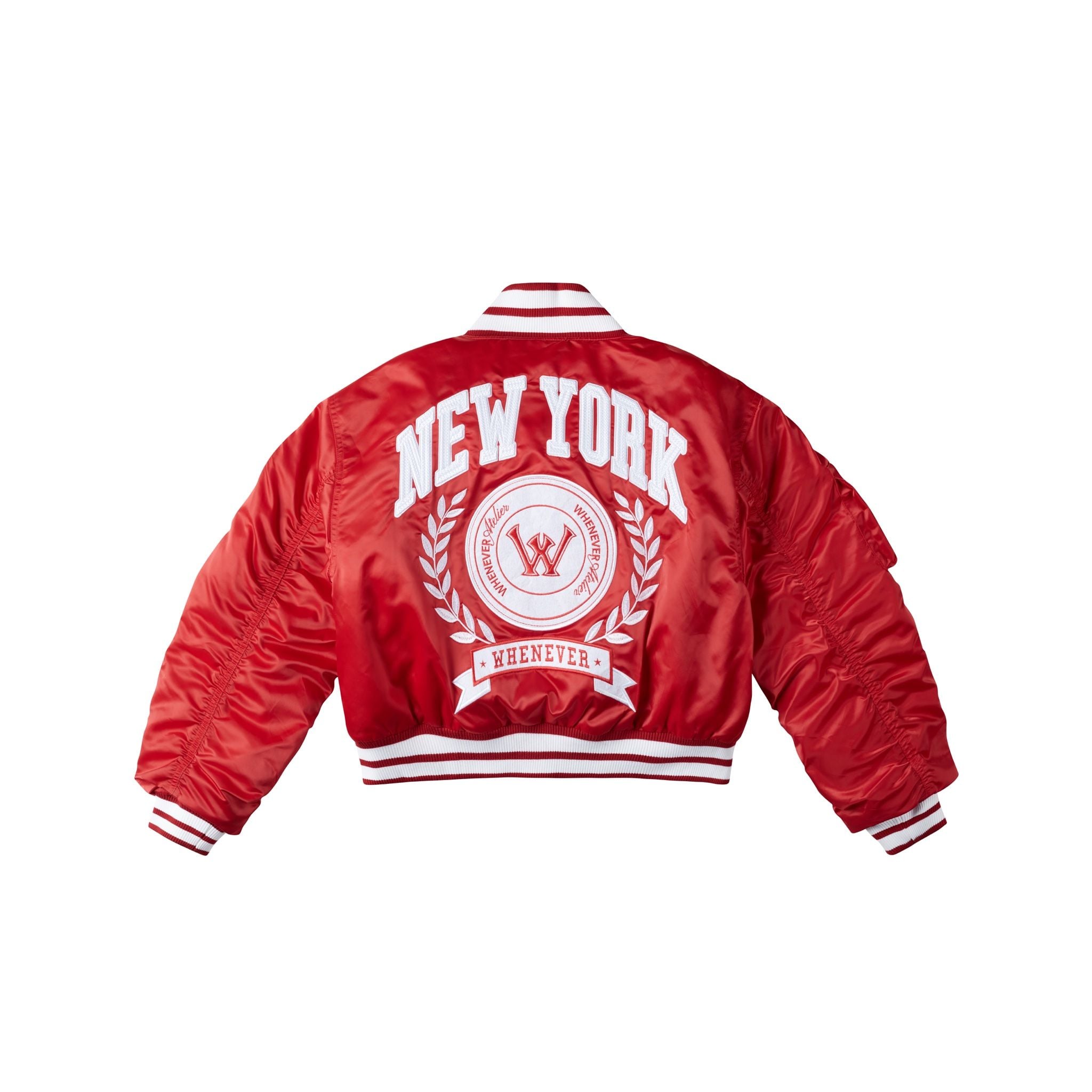 “WHENEVER” NEW YORK BOMBER / RED