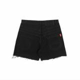 QUẦN "WHENEVER" SIGNATURE WASHED DENIM SHORTS / BLACK