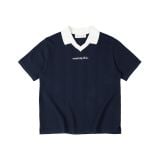 “WHENEVER” WA POLO SHIRT / NAVY