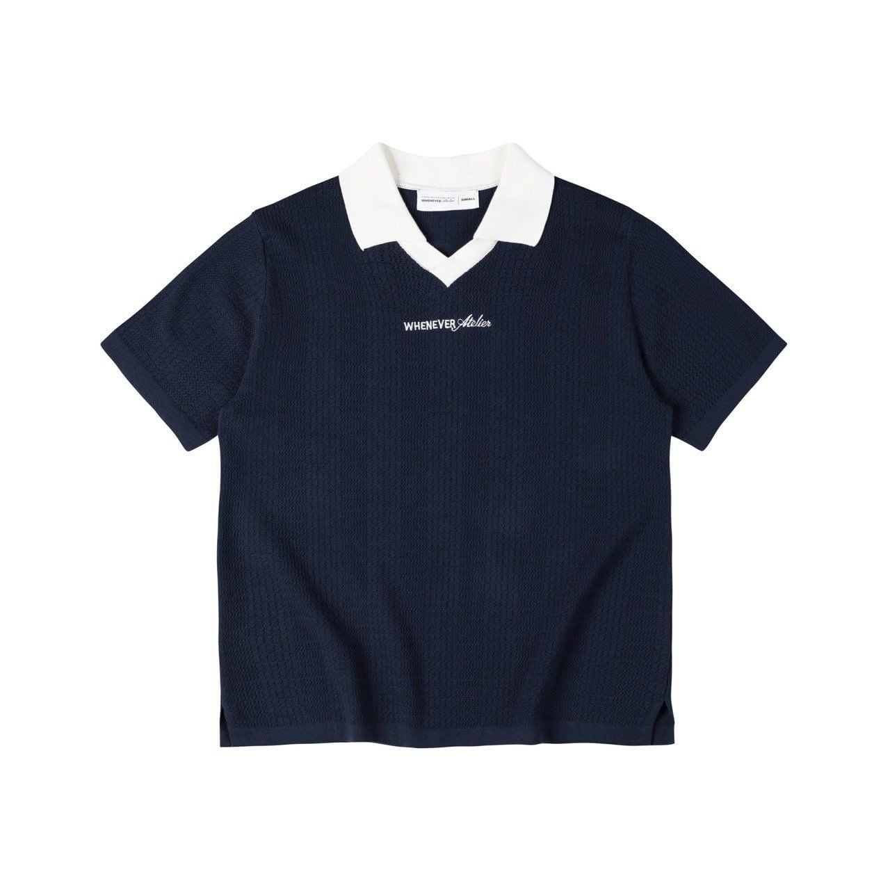 “WHENEVER” WA POLO SHIRT / NAVY